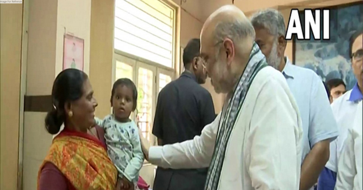 Home Minister Amit Shah visits cyclone-affected areas of Gujarat, to hold press conference in Bhuj at 7pm